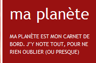 La fin du film sur Ma planete